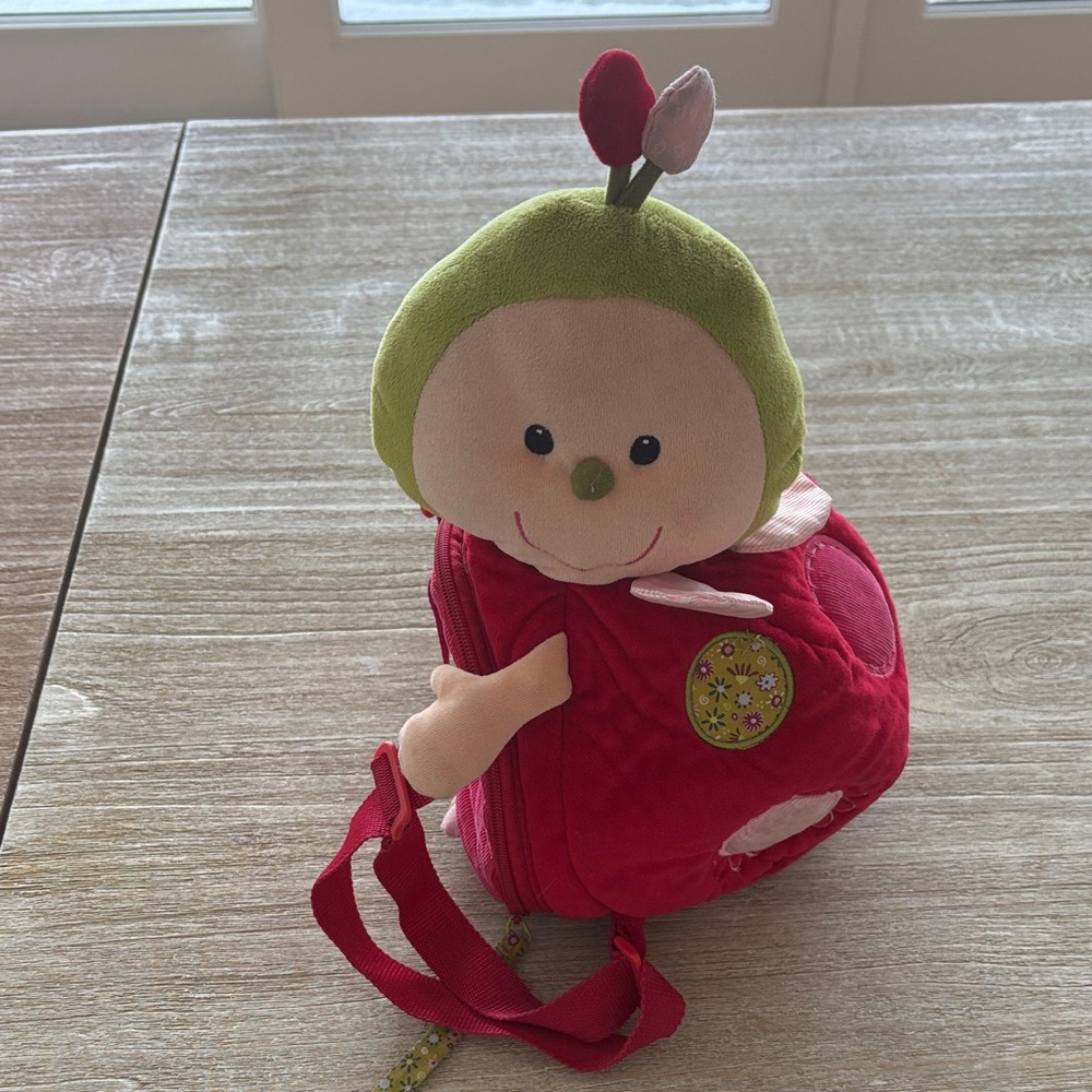 Plush ladybug Backpack